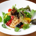 料理メニュー写真&nbsp;茸と5種野菜のタラコパスタ（生パスタ）