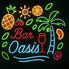 Bar Oasis バーオアシスのロゴ
