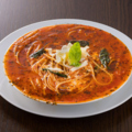 料理メニュー写真&nbsp;糸引きチーズとトマトのスパゲッティ