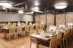 最大５０名様までの人数に合わせた個室の用意が可能です。