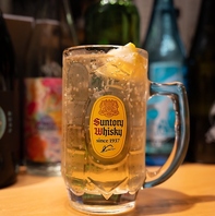 強炭酸×カットレモンの角ハイボール