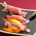 料理メニュー写真&nbsp;黒毛和牛の炙り寿司