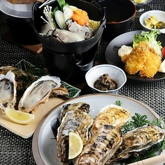 牡蠣料理さとやのコース写真