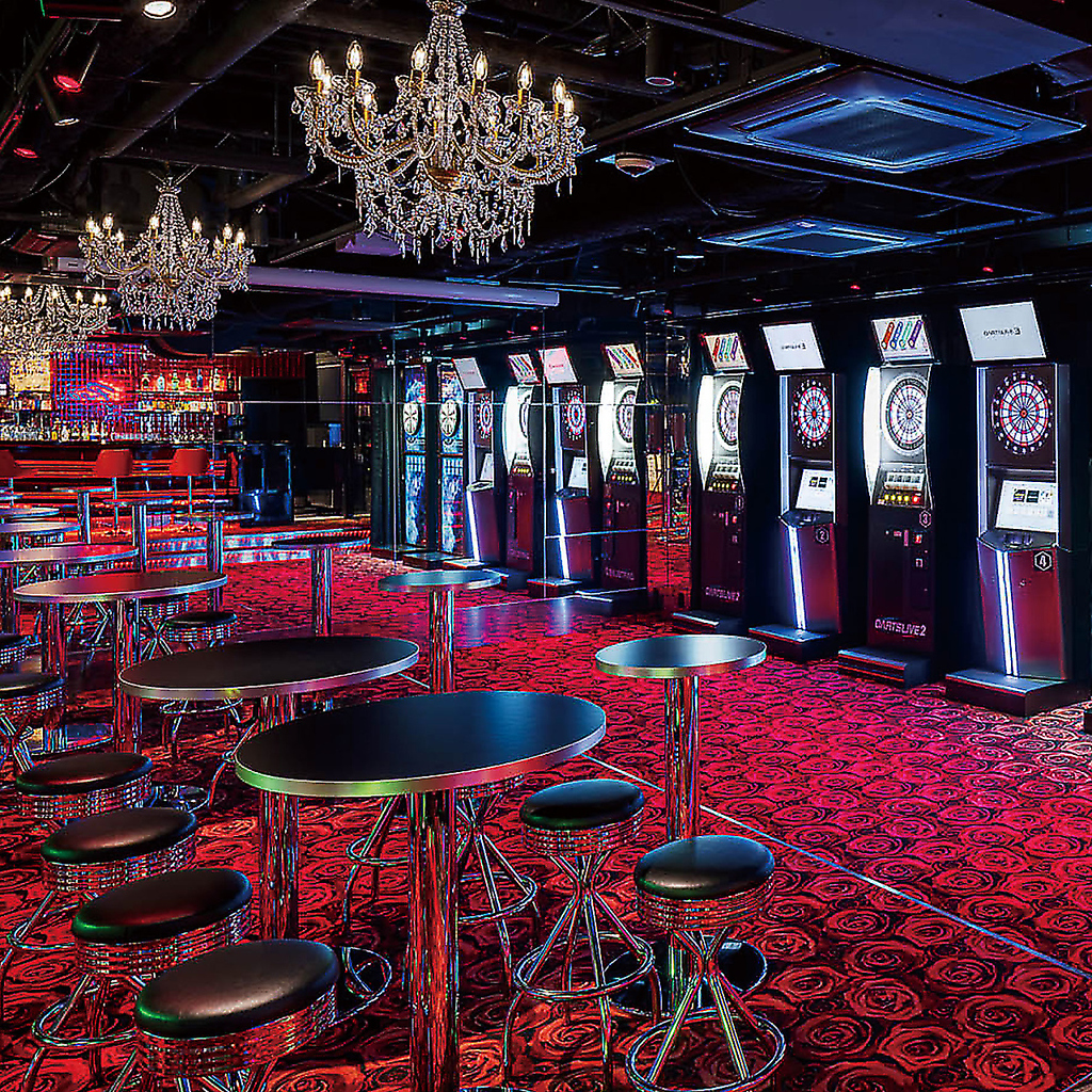 立川駅より徒歩約3分！ダーツ上級者はもちろん、初心者の方も気軽にご来店ください♪※画像は系列店