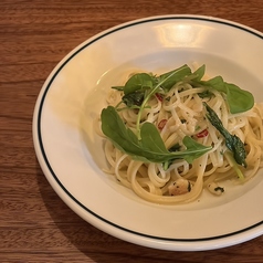 ルッコラのペペロンチーノ