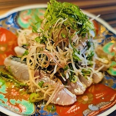 炙り鮮魚の薬味ポン酢