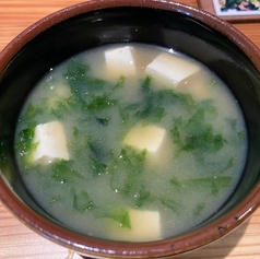 青さ海苔味噌汁