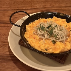 ☆シラスとからすみのオムレツ