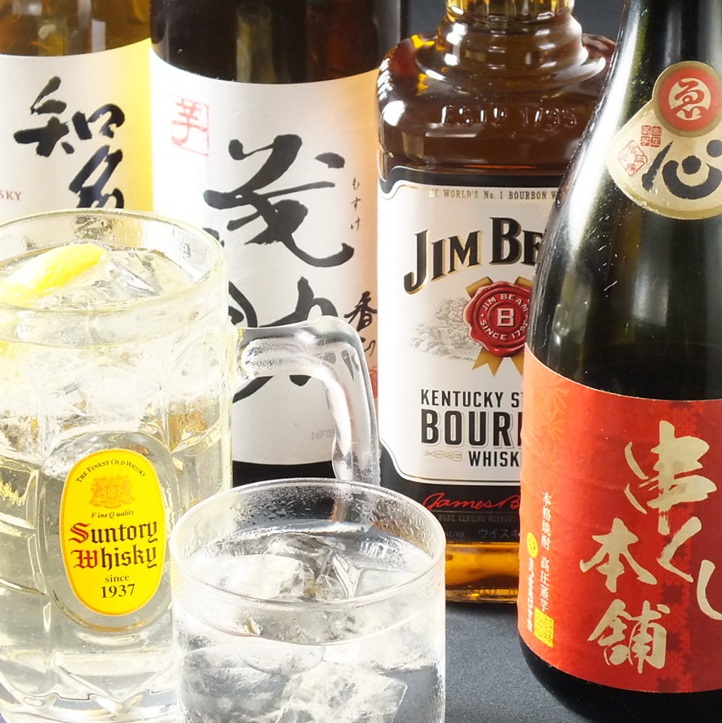 串カツの相性抜群のお酒を豊富にご用意！さらに嬉しいリーズナブルなお値段です！