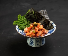 タコとキムチの韓国海苔巻き