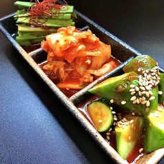 キムチ3点盛り