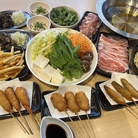 【宴会に最適】2時間飲み放題付きコースが充実