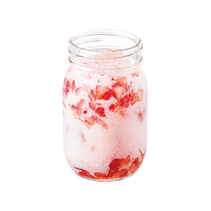 ストロベリー&ナタデココミルク/グレープフルーツ&ナタデココジンジャー/キウイ&ナタデココソーダ