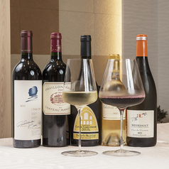 多彩なワインメニュー