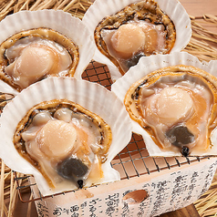 帆立の貝焼き一個