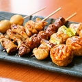 料理メニュー写真&nbsp;串焼き5本盛り