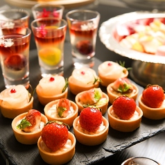 季節のフルーツを使用したデザートもお楽しみ♪の写真