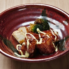 豚角煮てりやき辛子マヨネーズ