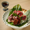 料理メニュー写真&nbsp;コーチン鶏肝刺身盛り