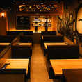 ご家族でのお食事や女子会、気軽な飲み会におすすめのお席。ゆったりとした店内で、こだわりの生パスタや多彩な和洋折衷料理を囲みながら、みんなで楽しくお過ごしいただけます。豊富なドリンクとともに料理をシェアするのにもぴったり。普段使いはもちろん、誕生日や記念日のお祝いにもおすすめです。