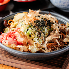 関西風牛もつソース焼きそば