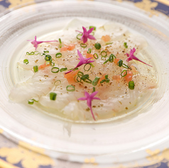 獲れたて鮮魚の洋風お刺身