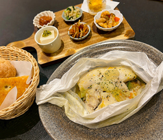 白身魚のパピヨット