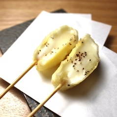 モッツァレラチーズのレア天ぷら串