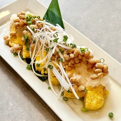 出汁巻き玉子納豆おろしのせ