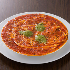 バジリコとトマトのスパゲッティ