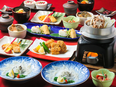 旬魚と旬菜 竹なか 小倉のコース写真