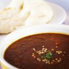 とけ込み野菜のカレーとナン