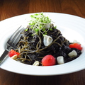 料理メニュー写真&nbsp;★ヤリイカとトマトのイカ墨