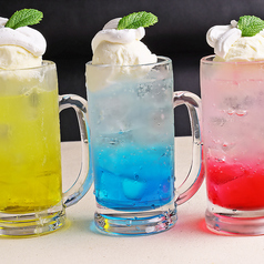 クリームソーダ ブルーハワイ