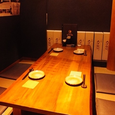 個室は5名様までご利用可能。女子会や記念日、誕生日などにもご利用頂いております。じげもんとんでも誕生日・記念日クーポンご用意しておりますので、是非ご利用ください。