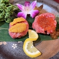 料理メニュー写真&nbsp;ウニ．イクラユッケ