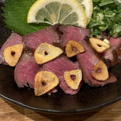 牛ハツのタタキ
