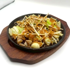 鶏キャベもやし炒め