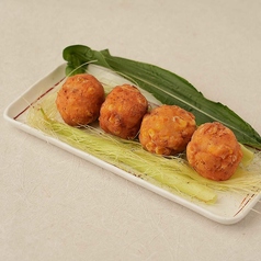 海老とトウモロコシのさつま揚げ