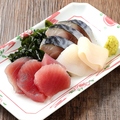 料理メニュー写真 刺身3種盛り