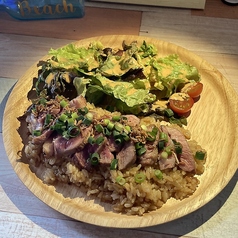 ビーフステーキ&ガーリックライス