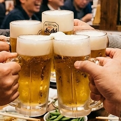 冷えたグラスで楽しむ極上生ビール