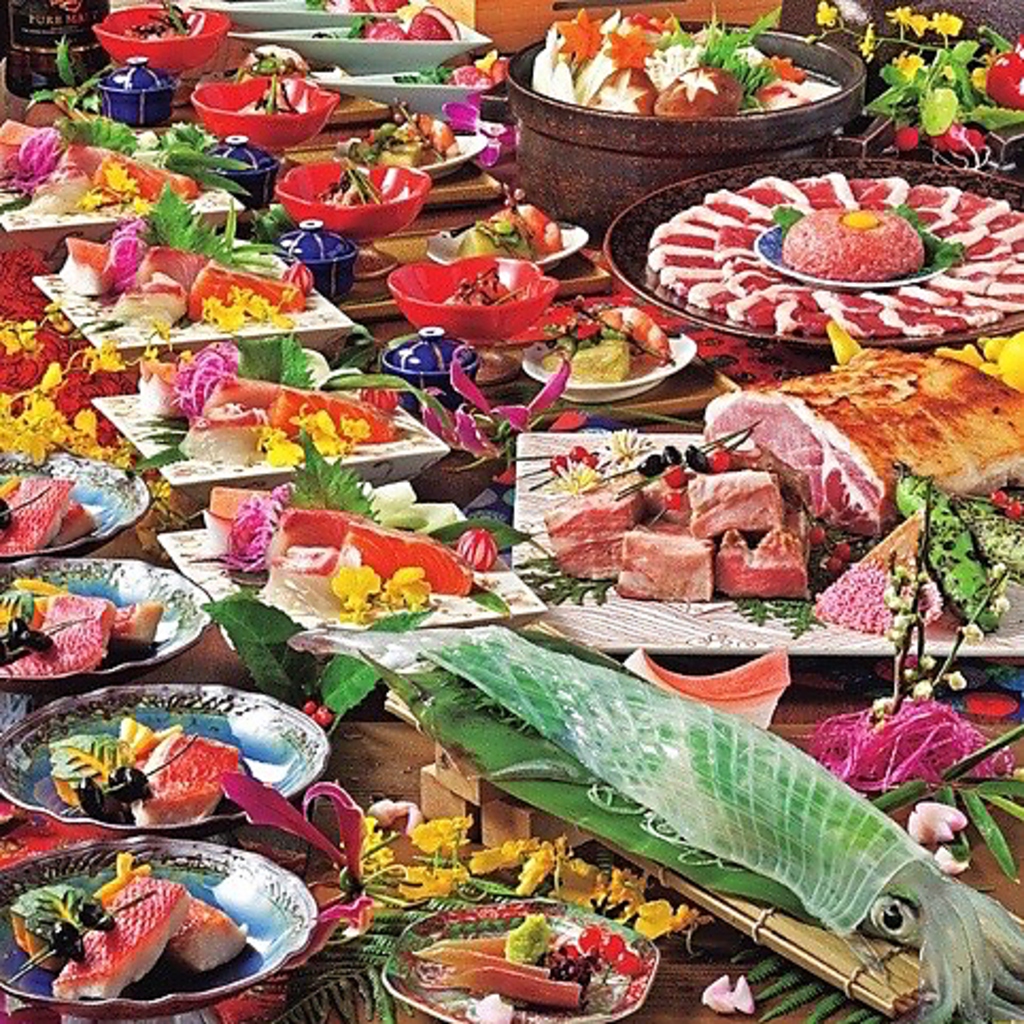 鮮魚をふんだんに盛り込んだ飲み放題付きコースは4,000円からご用意しております！