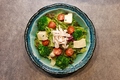 料理メニュー写真&nbsp;蒸し鶏と豆腐のおかずサラダ