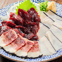 くじら3種盛合せ刺身