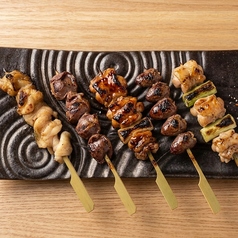 《焼き鳥》串五本盛り
