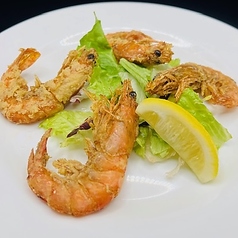 エビのセモリナ粉揚げ