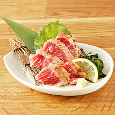 まぐろ頬肉炙り刺し