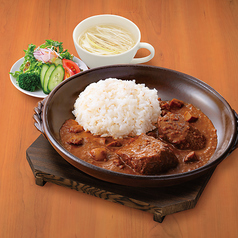 贅沢カレー定食
