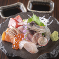 料理メニュー写真&nbsp;本日の旬のお造り五種盛り合わせ